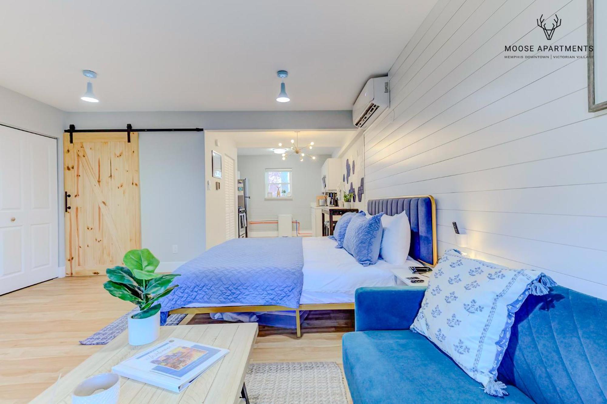 The Moose #8 - Modern Luxe Loft With King Bed & Free Parking & Wifi Lägenhet Memphis Exteriör bild