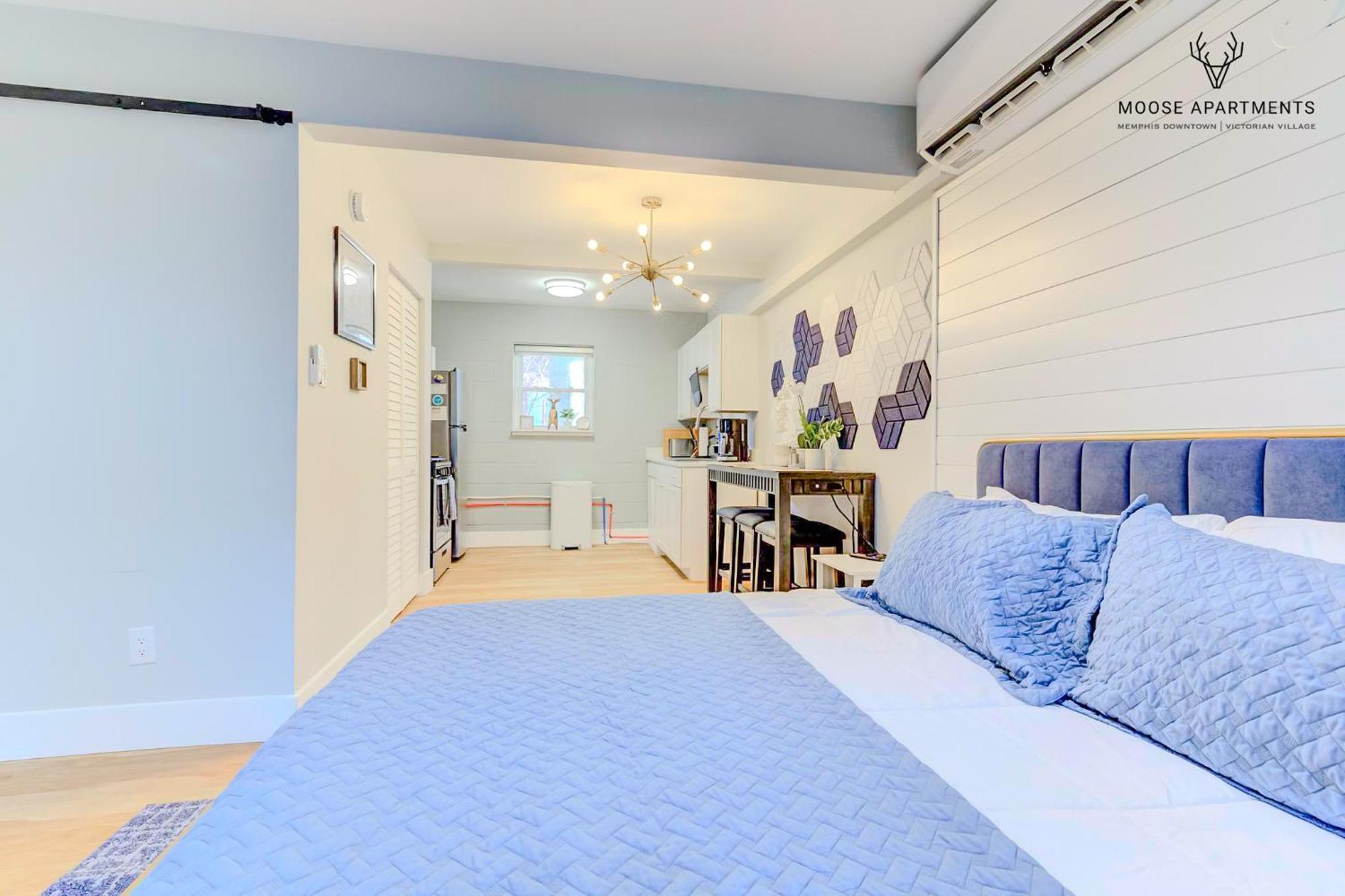 The Moose #8 - Modern Luxe Loft With King Bed & Free Parking & Wifi Lägenhet Memphis Exteriör bild