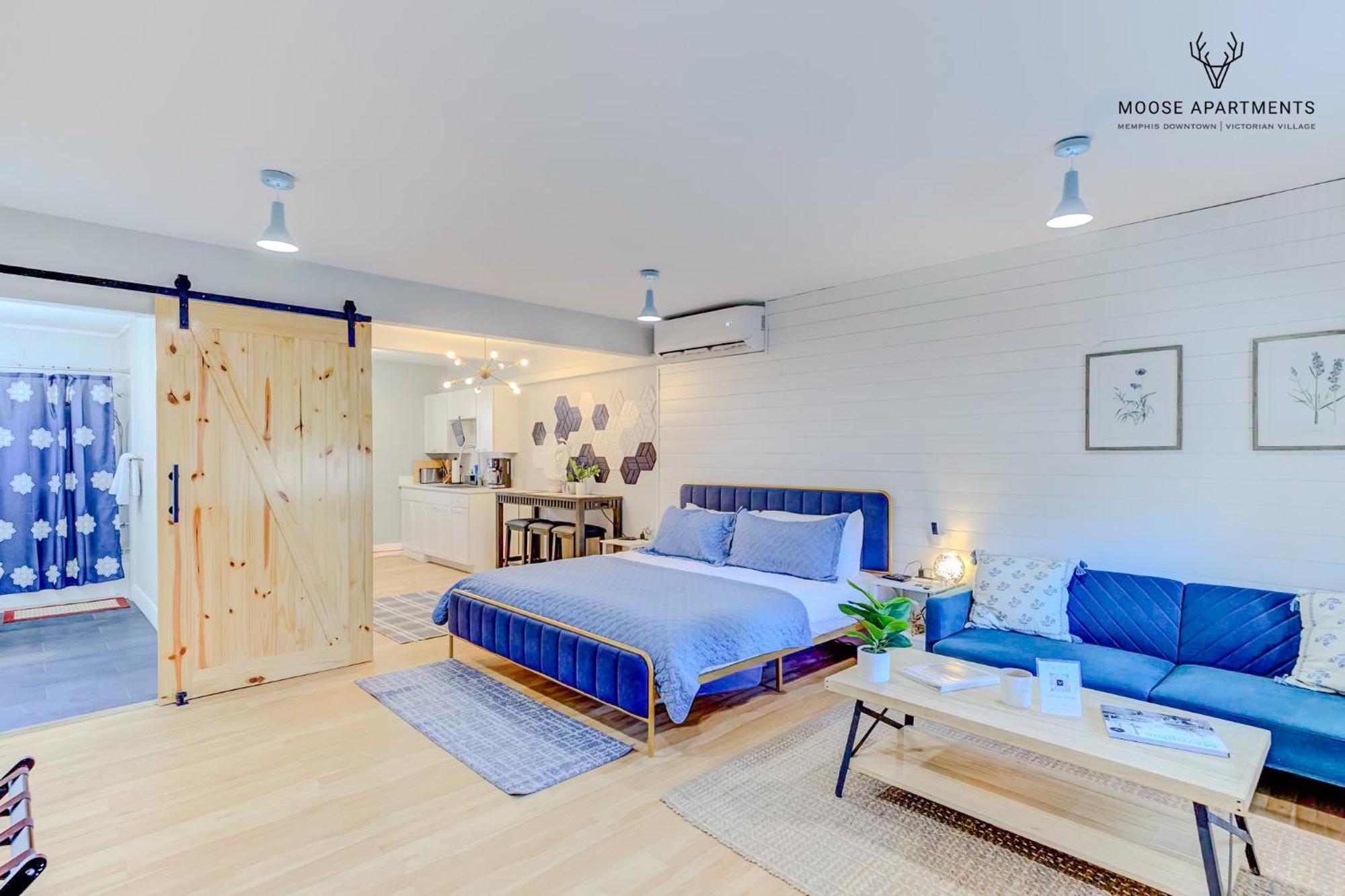 The Moose #8 - Modern Luxe Loft With King Bed & Free Parking & Wifi Lägenhet Memphis Exteriör bild